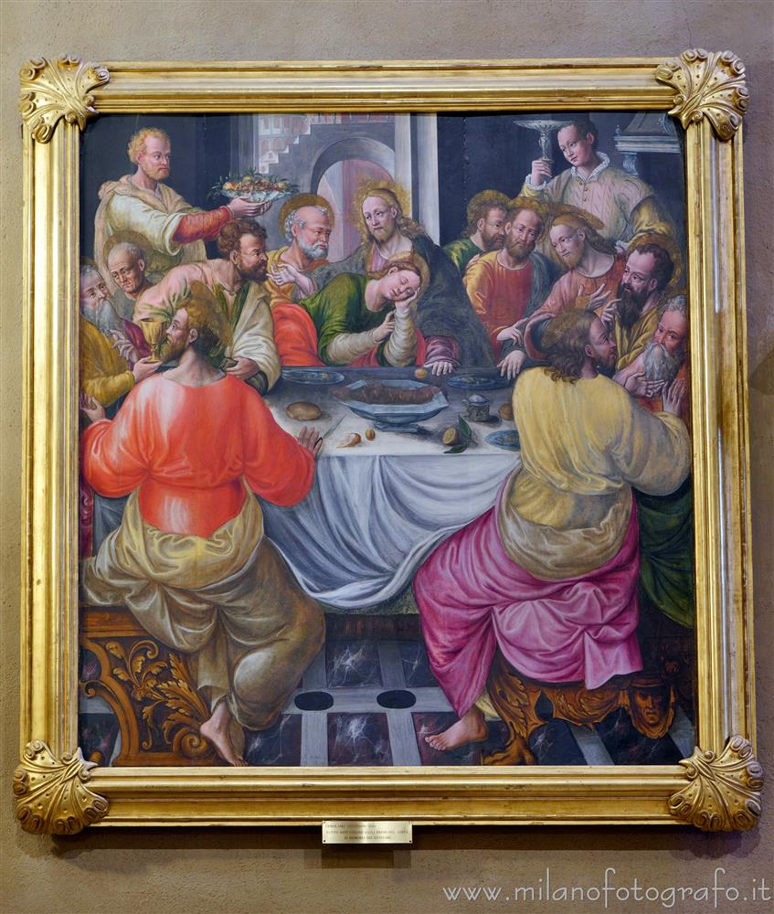Masserano (Biella, Italy) - Last Supper by Gerolamo Giovenone in the Collegiate Church of the Most Holy Announced